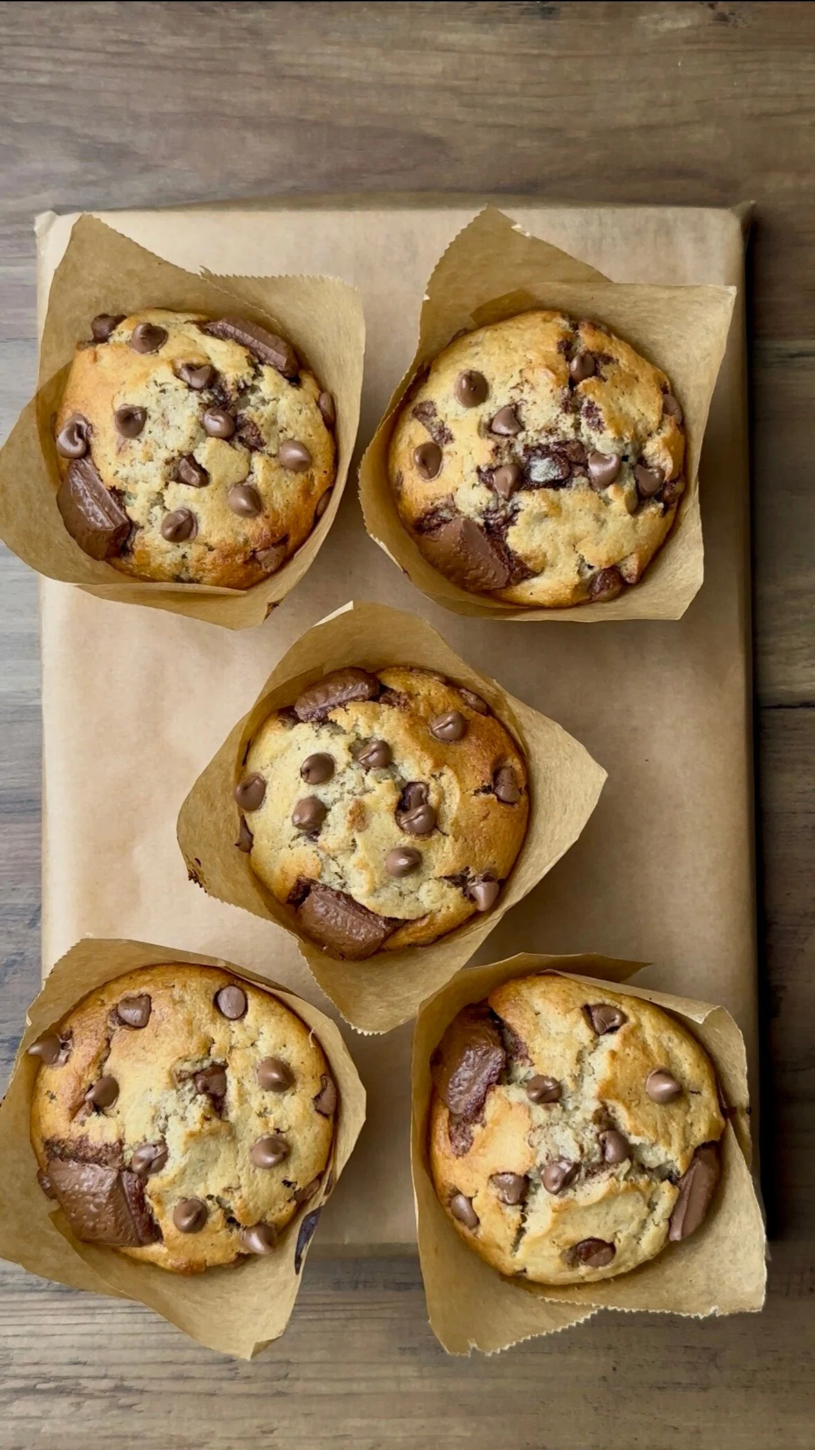 Banana Chocolate Chip Muffins