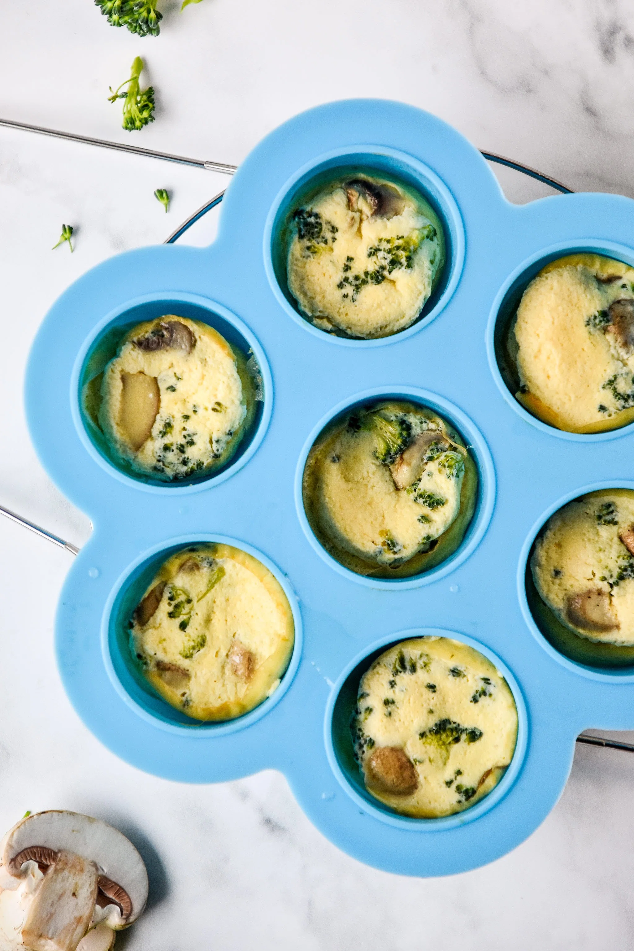 Cheddar Veggie Instant Pot Egg Bites