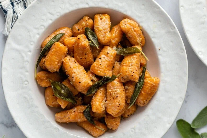 Homemade Sweet Potato Gnocchi (3 Ingredients)