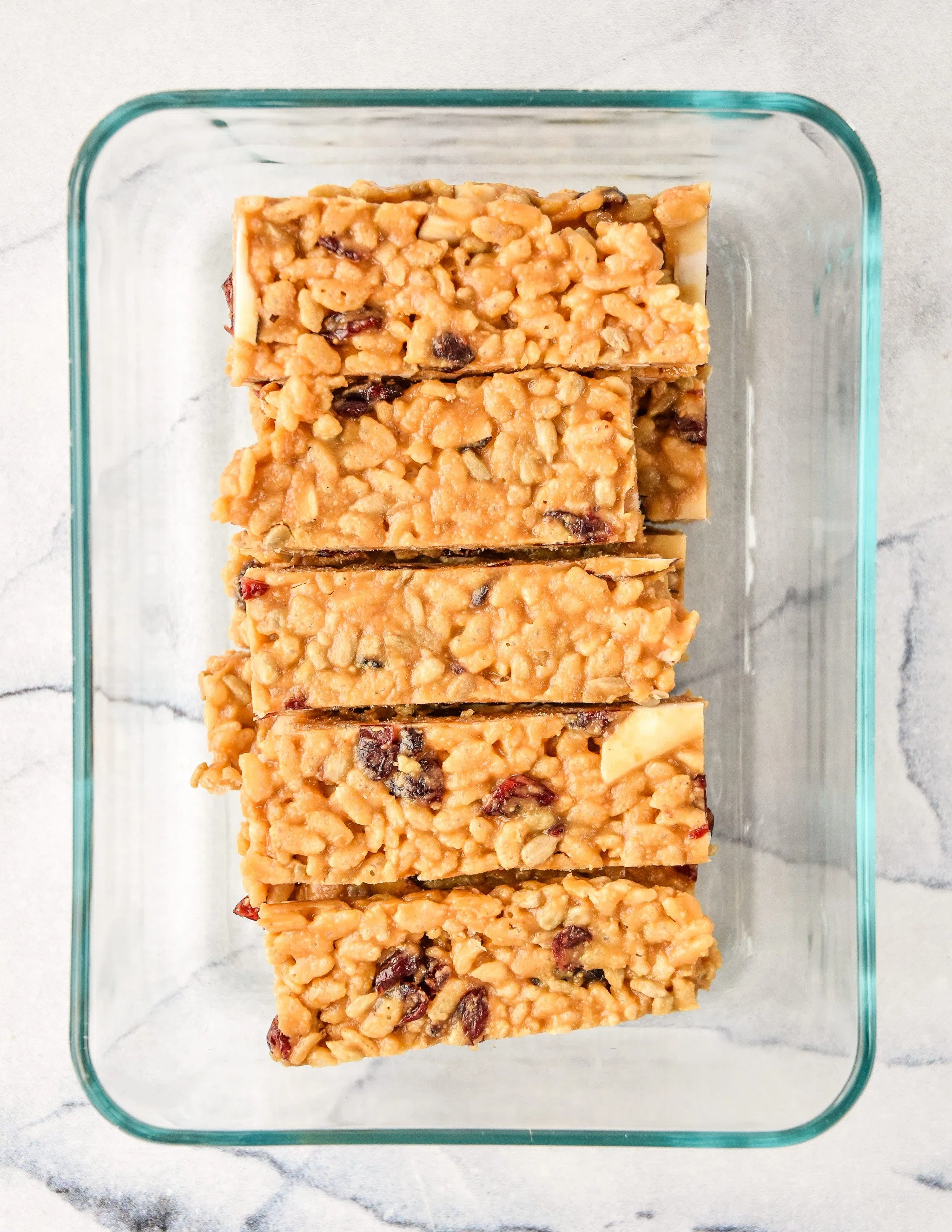 Peanut Butter Rice Krispie Breakfast Bars
