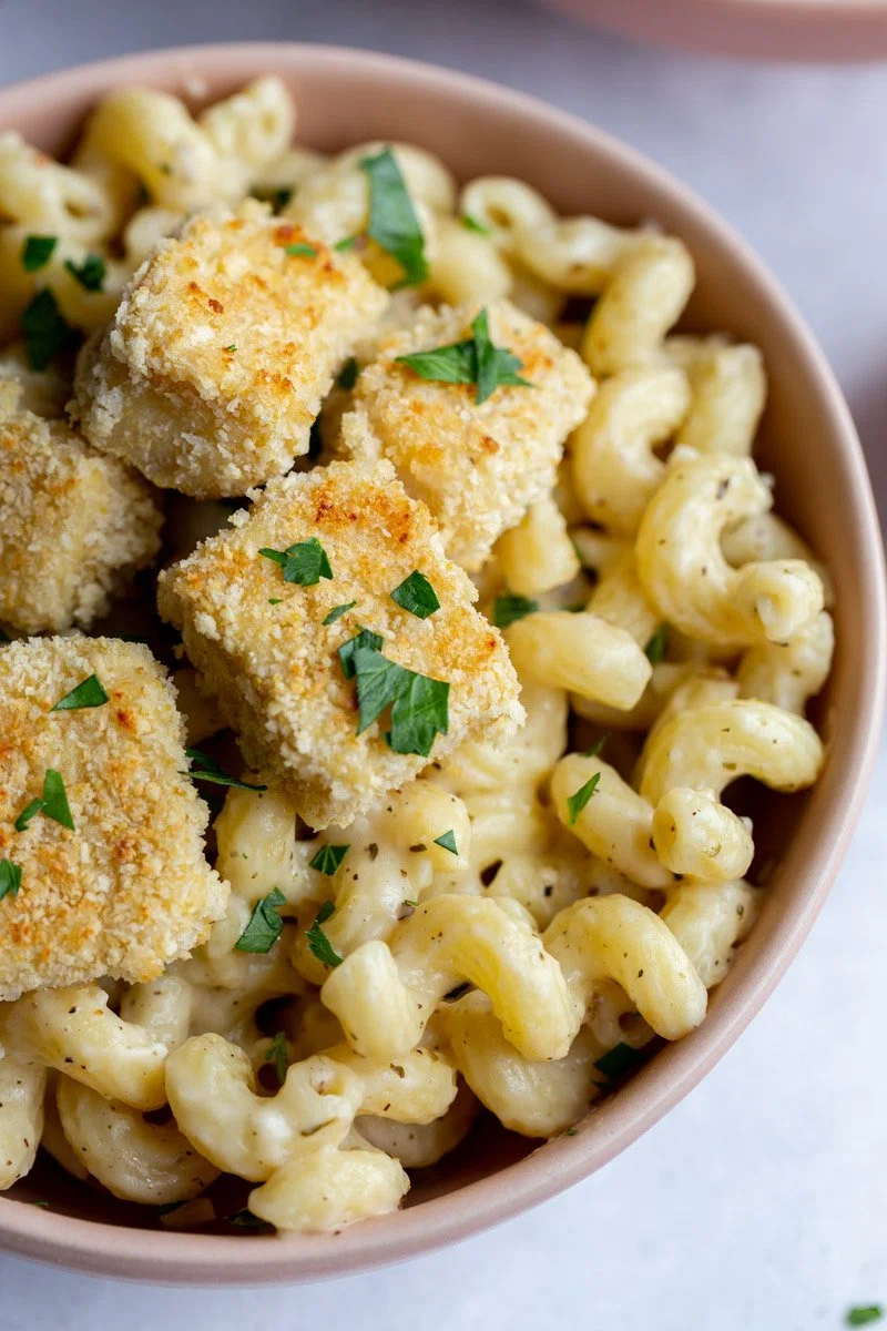 Cavatappi Pasta with Cream Sauce