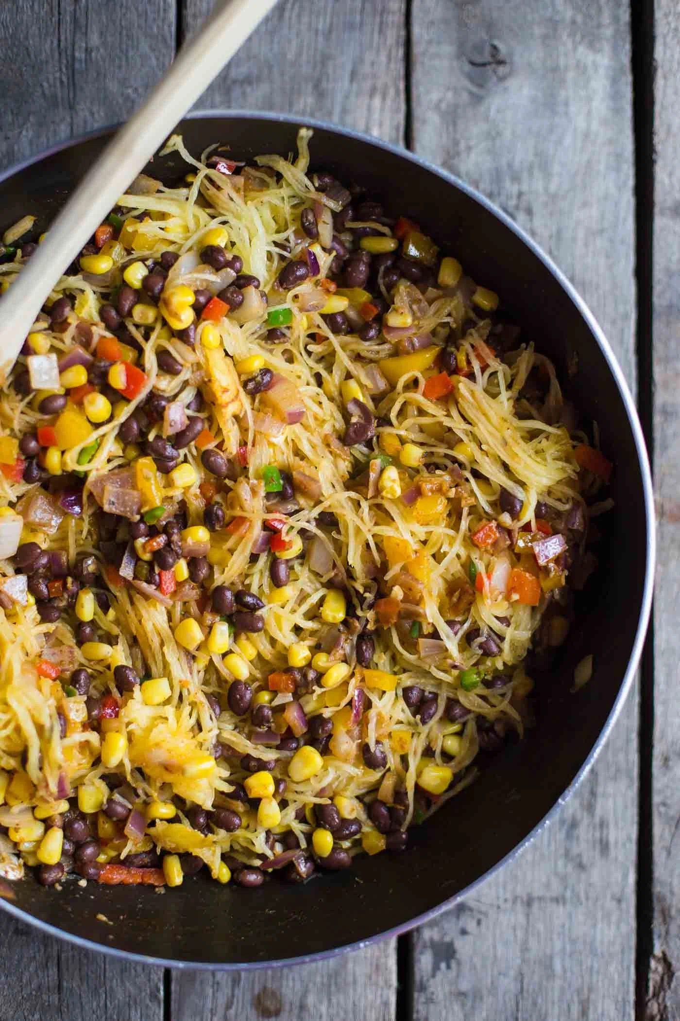Spaghetti Squash Burrito Bowls