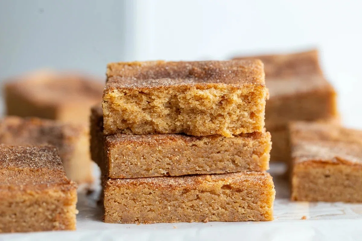 Easy Snickerdoodle Blondies