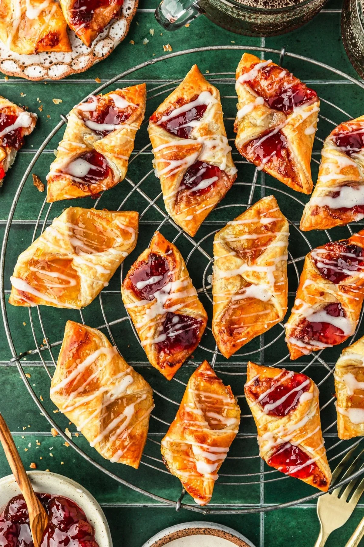 Puff Pastry Jam Tarts