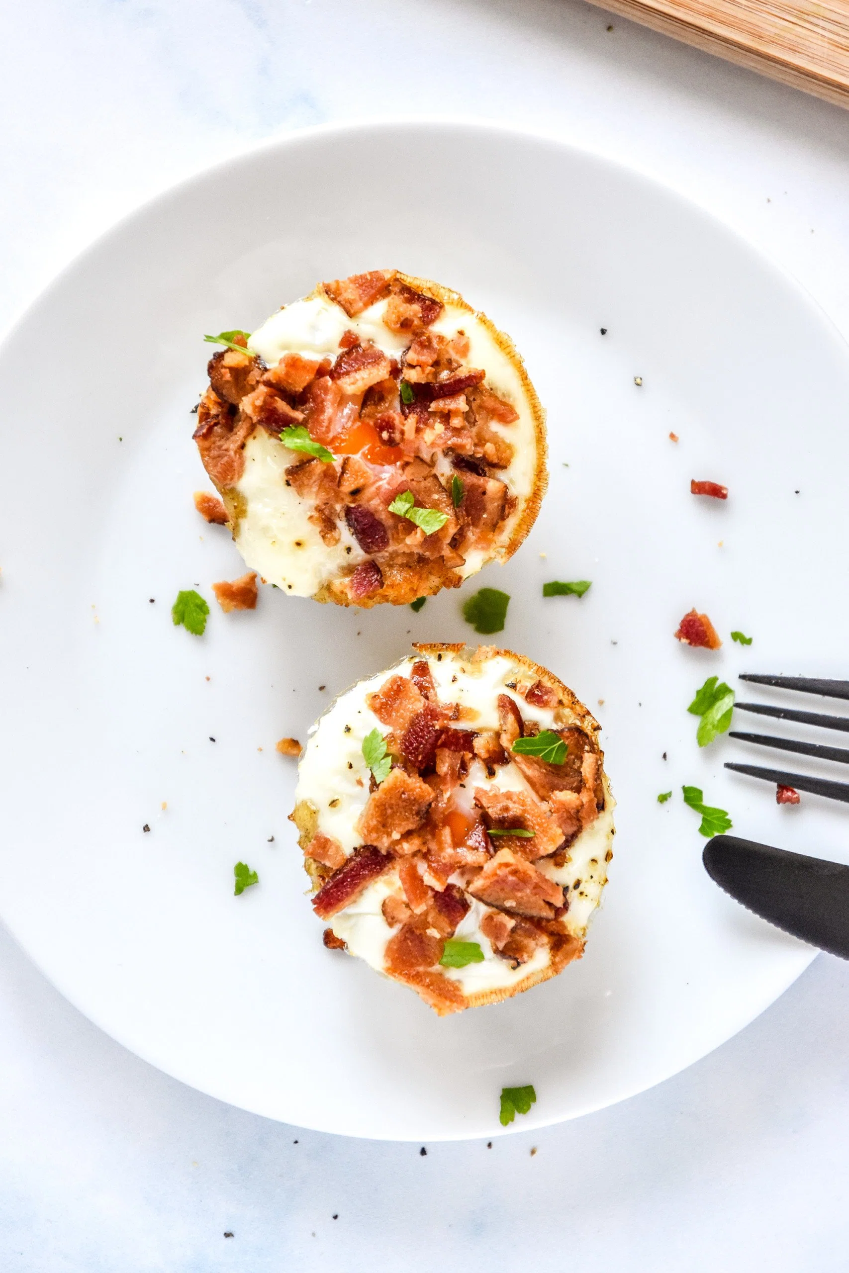 Tater Tot Crust Baked Egg Cups