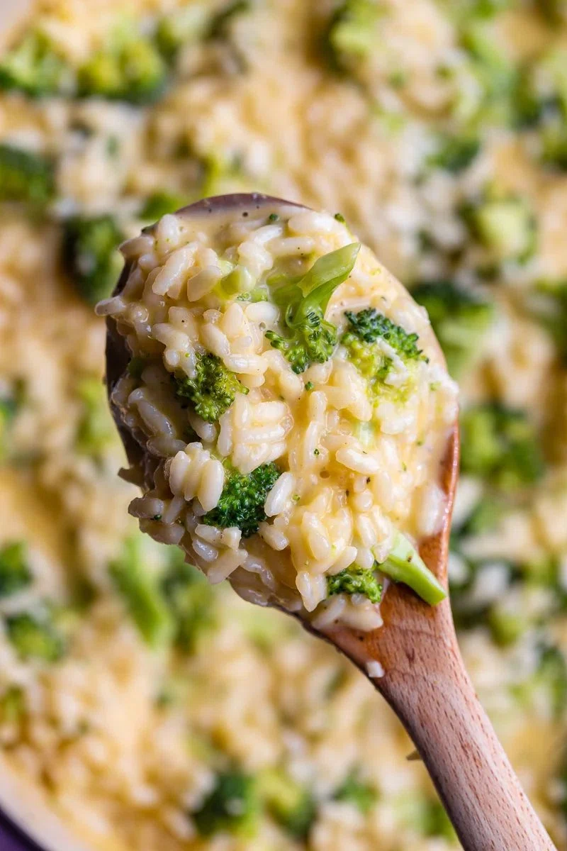 Broccoli Cheese Risotto
