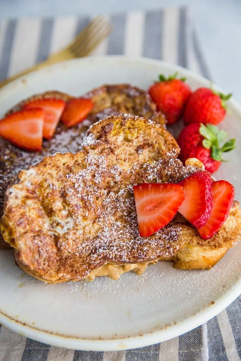 Almond Butter Stuffed French Toast