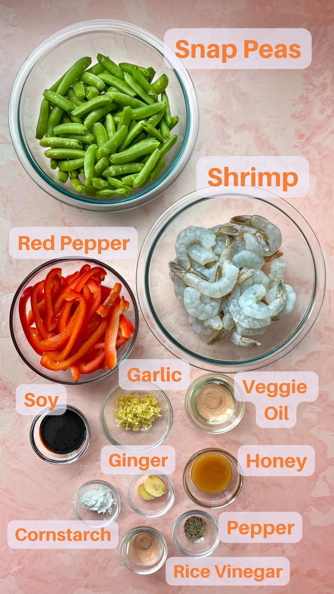 Stir-Fried Garlic Shrimp with Snap Peas