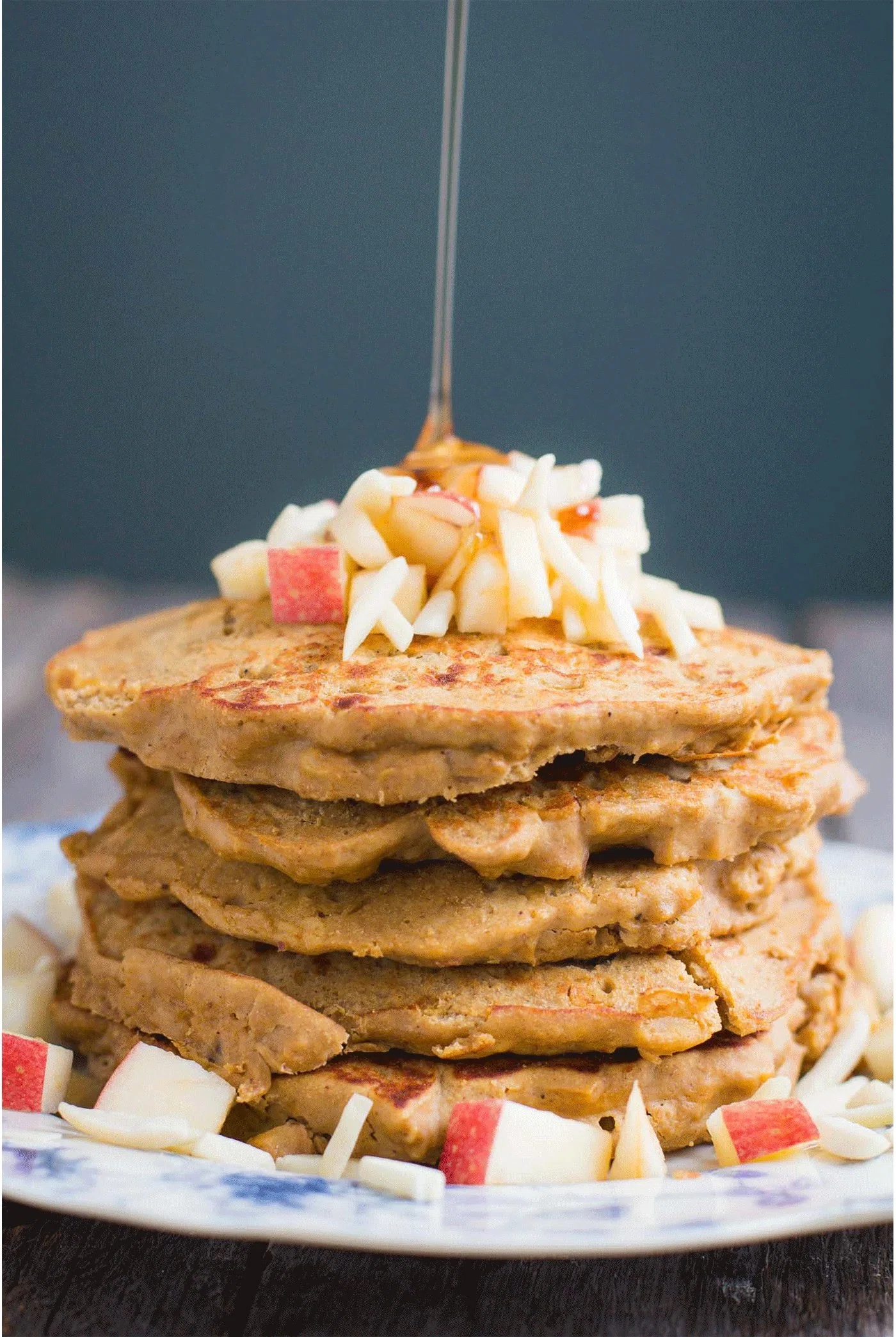 Apple Cinnamon Protein Pancakes