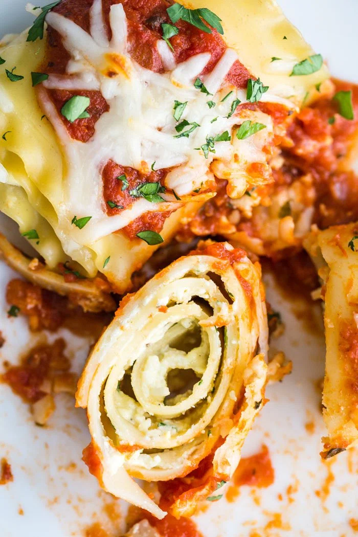 Easy Lasagna Roll Ups