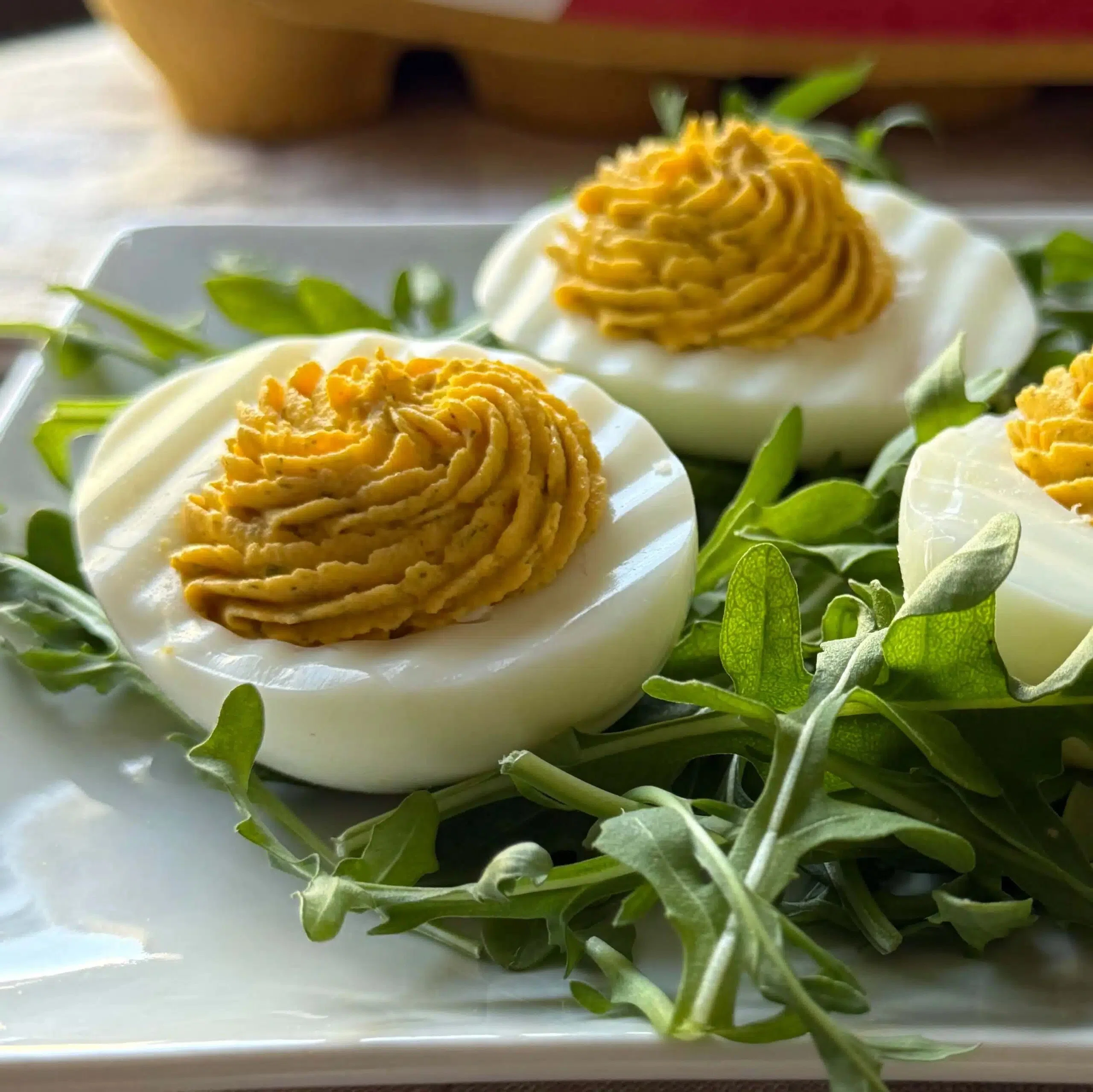 Barbecue Ranch Deviled Eggs