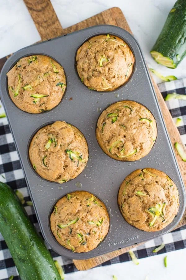 Vegan Zucchini Bread Muffins