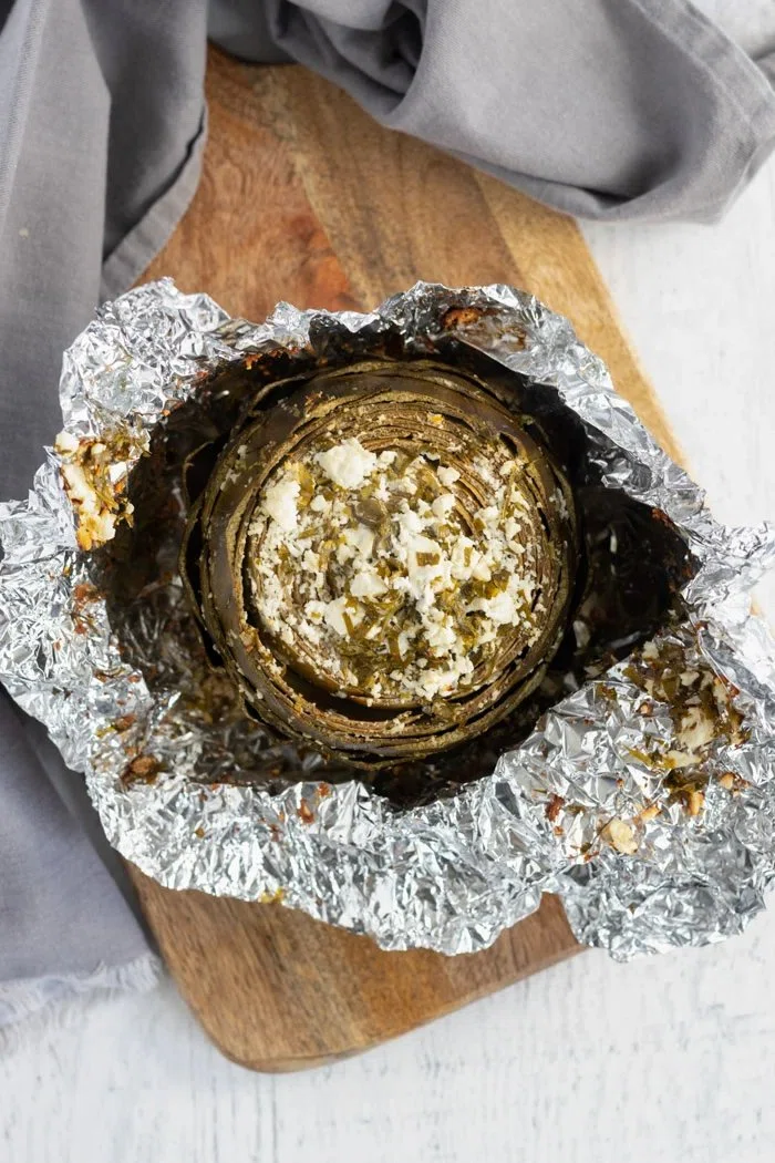 Mediterranean Baked Artichokes