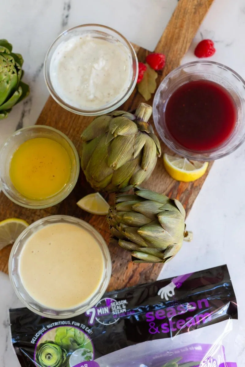 Artichoke Dipping Sauces