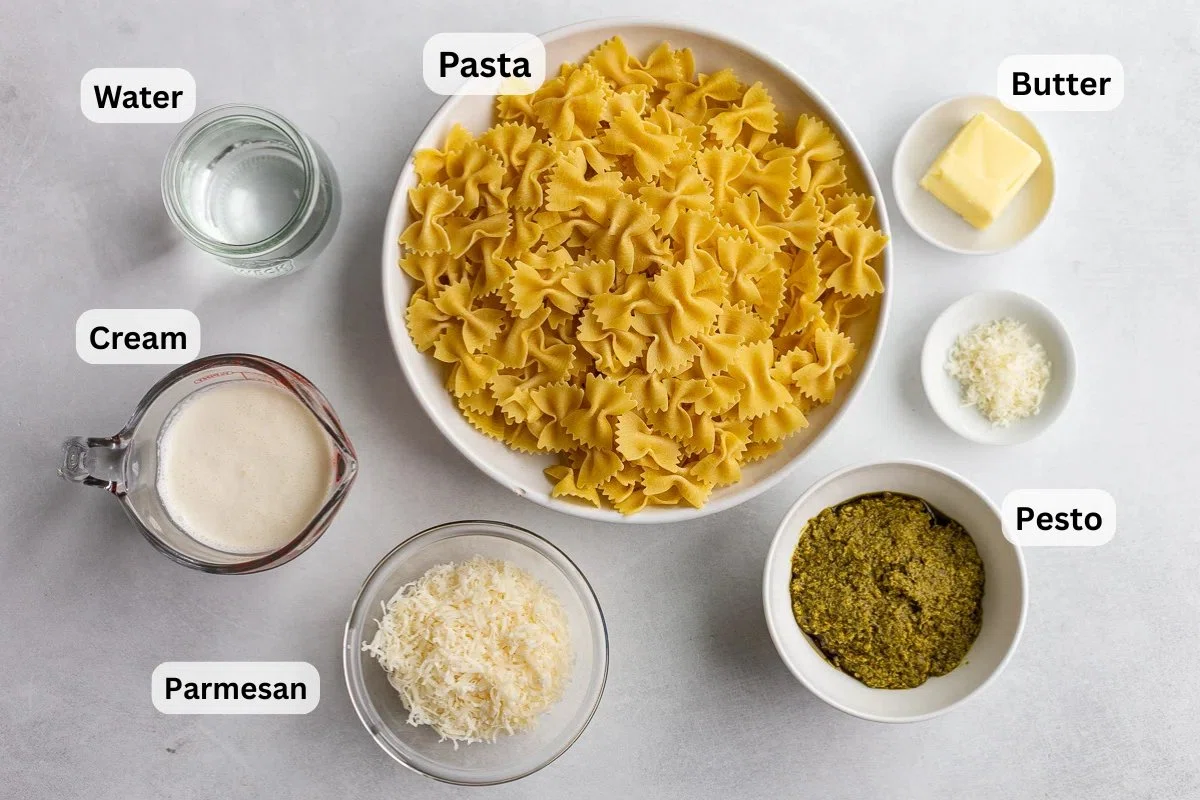 Pesto Cream Sauce (10 minutes!)
