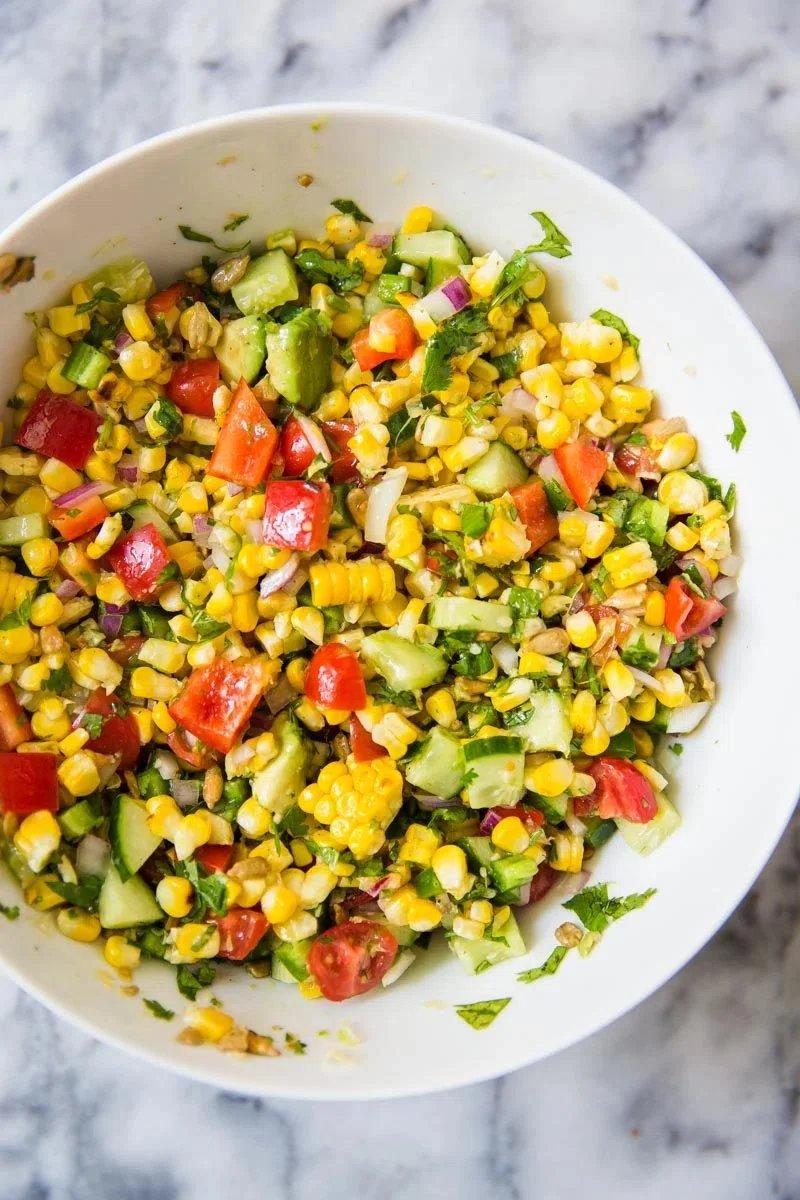 Grilled Corn Salad