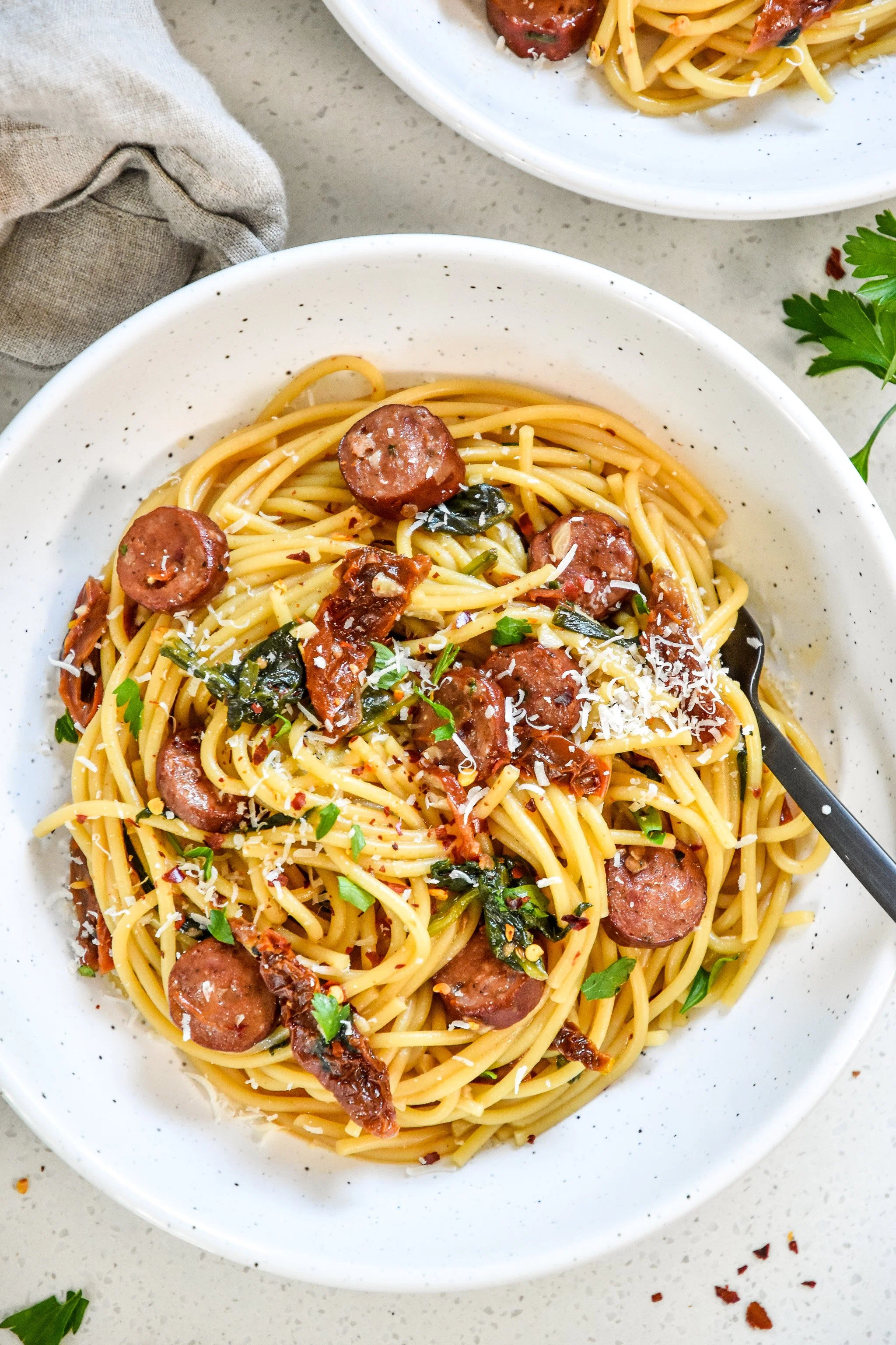 One Pot Italian Sausage Pasta