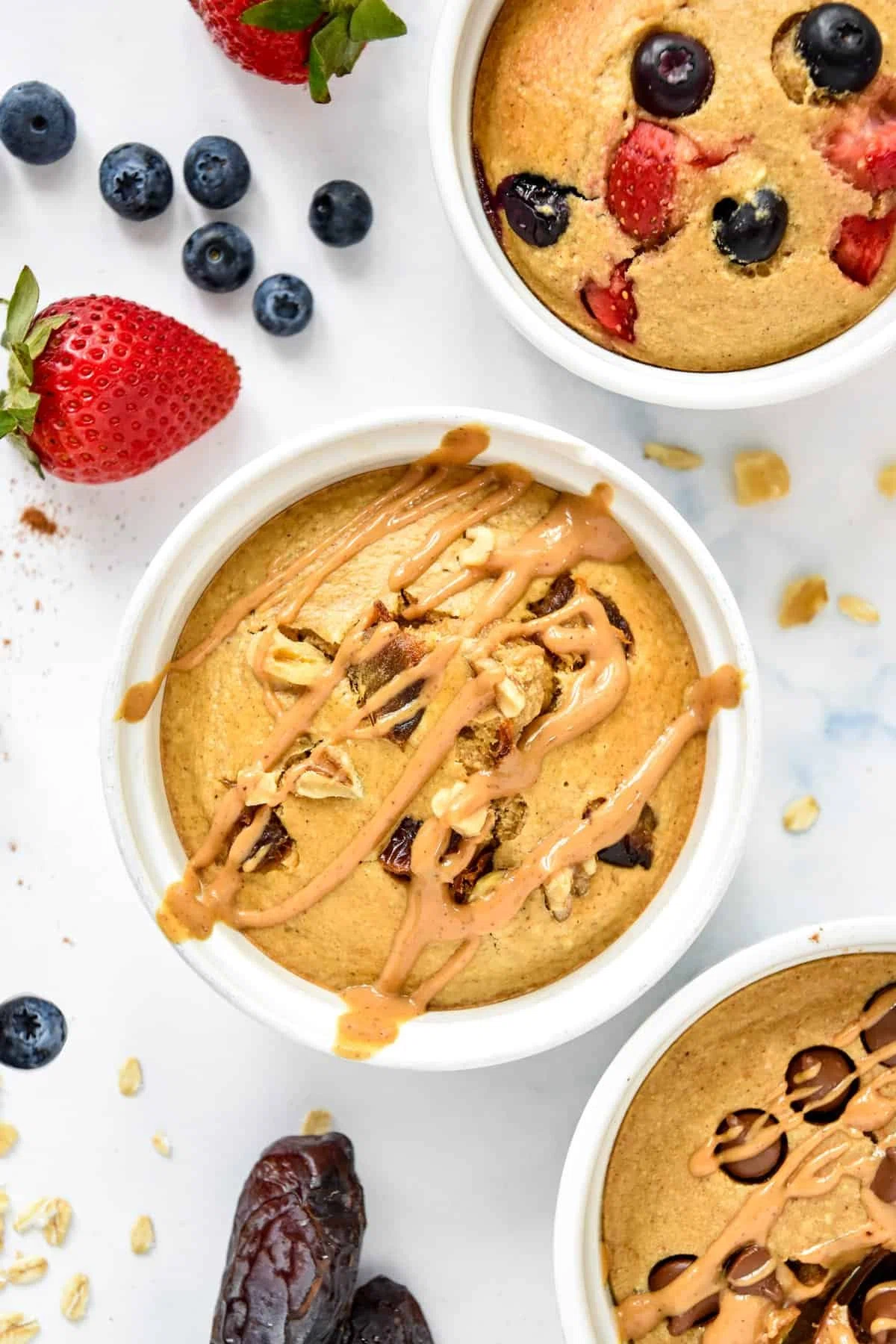 Individual Air Fryer Baked Oats