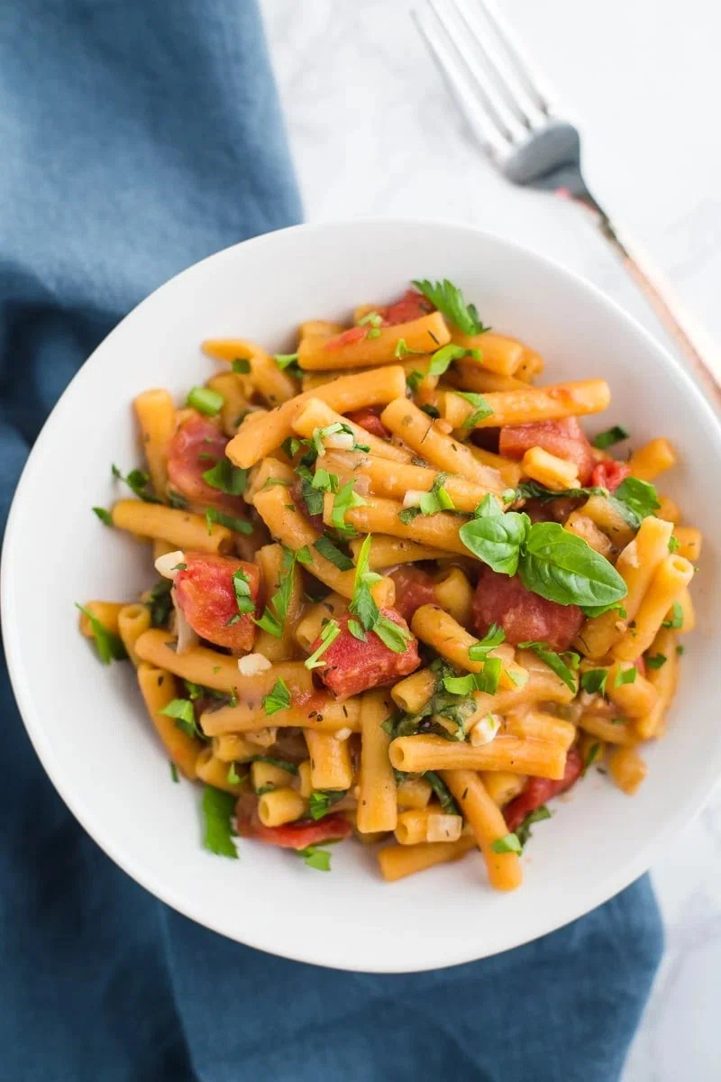 One Pot Lentil Pasta