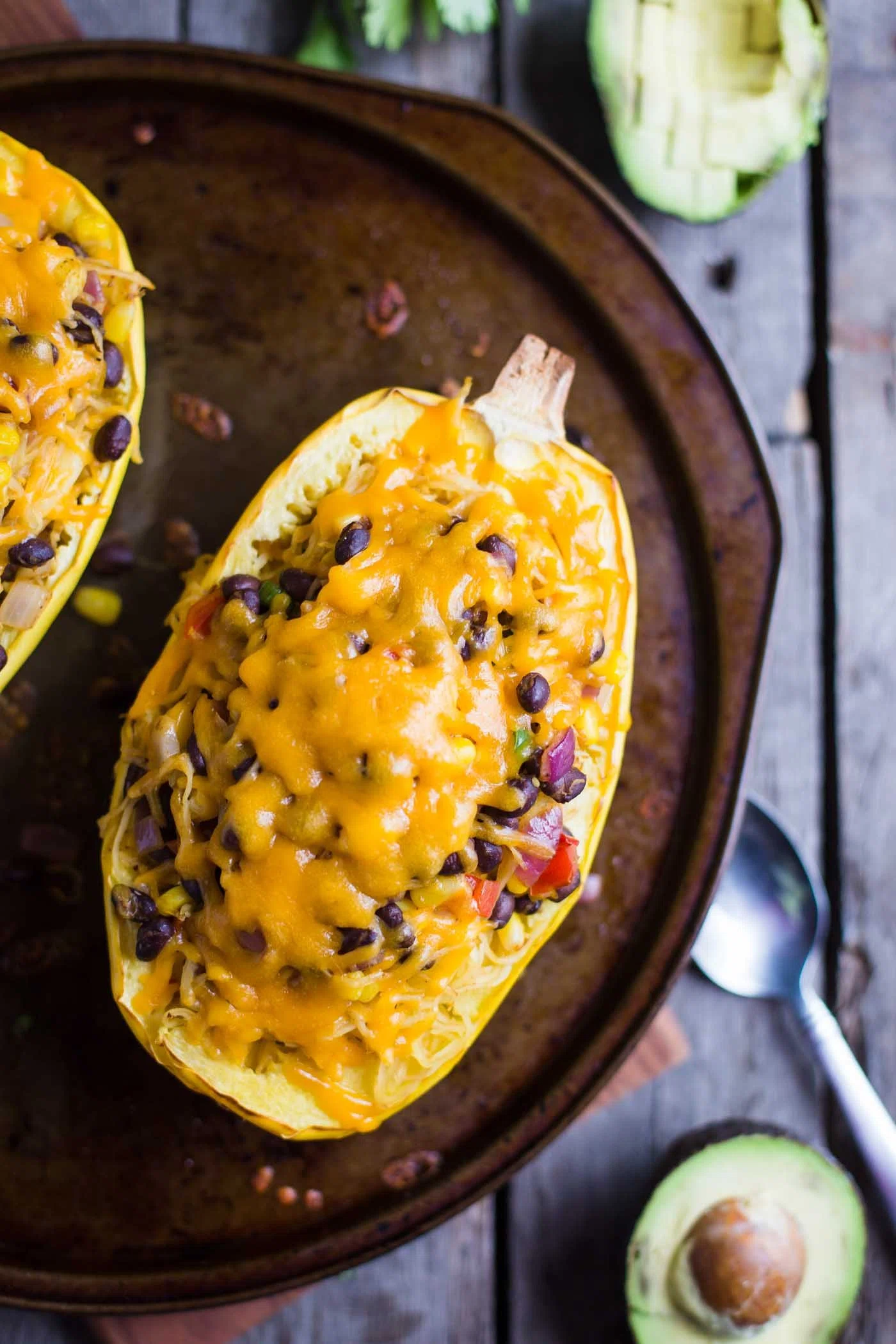 Spaghetti Squash Burrito Bowls