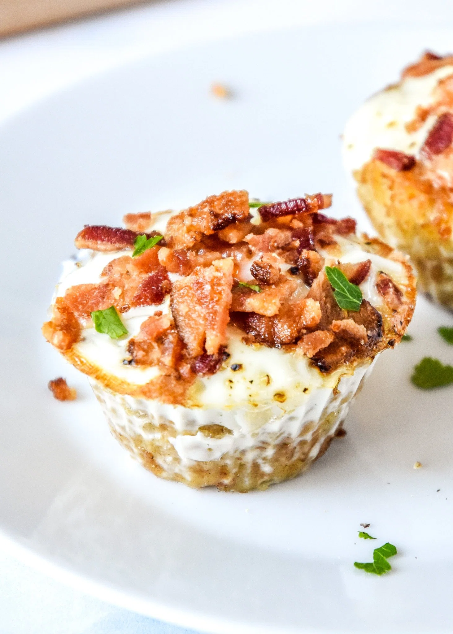 Tater Tot Crust Baked Egg Cups