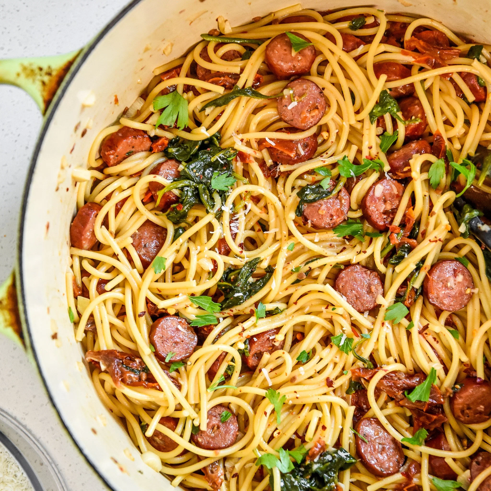 One Pot Italian Sausage Pasta