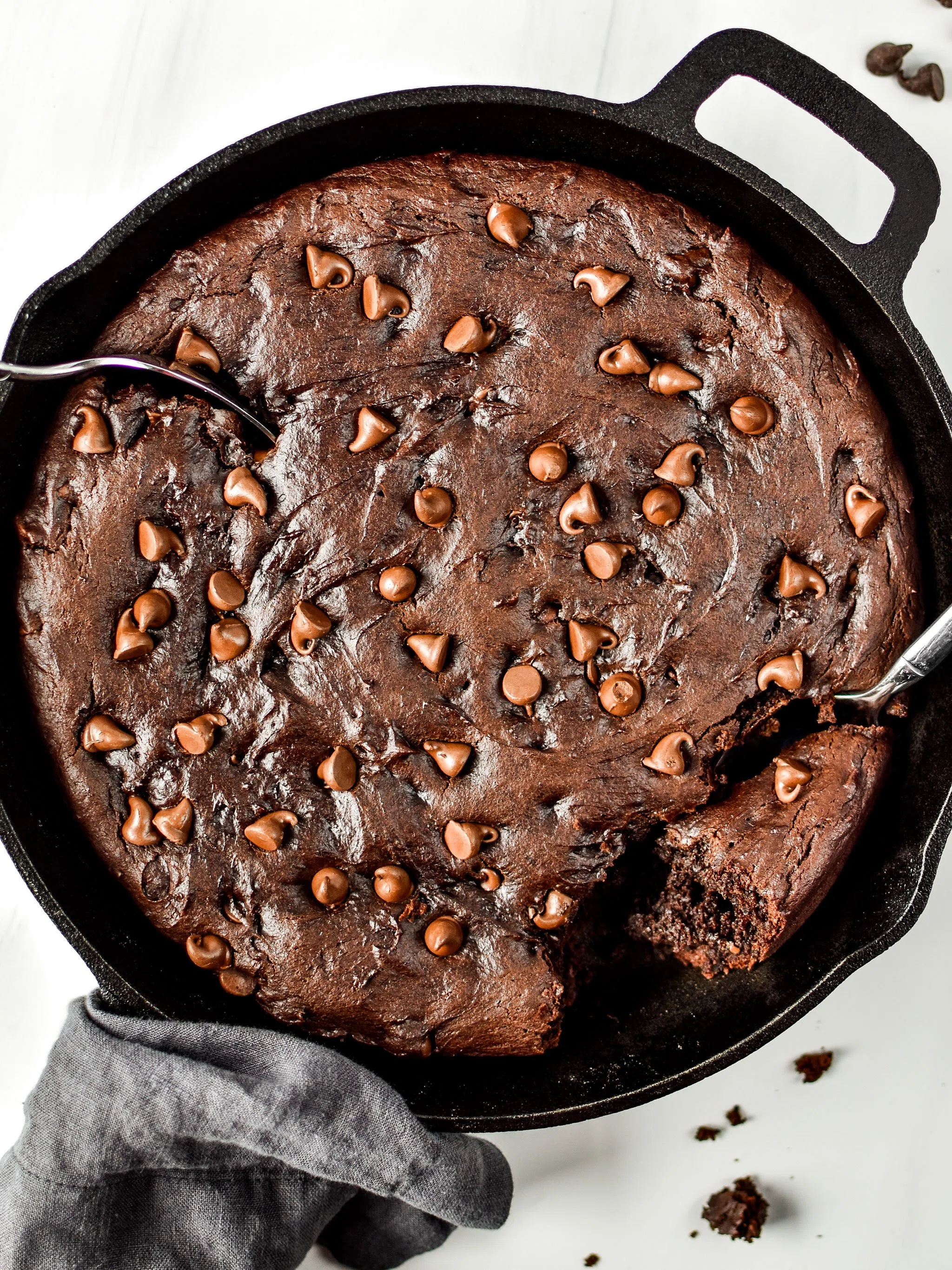 Sweet Potato Brownie Skillet