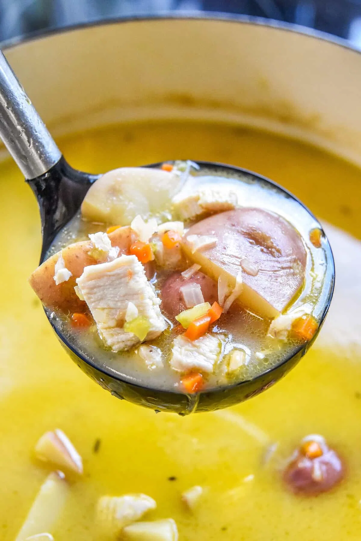Simple Red Potato Chicken Soup