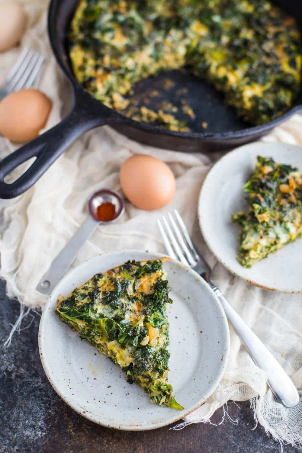 Kale & Garlic Frittata