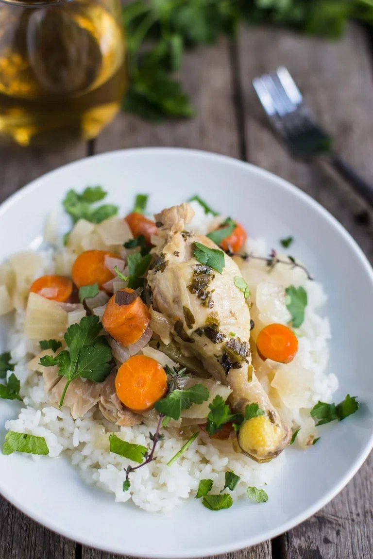 Slow Cooker Drunken Chicken