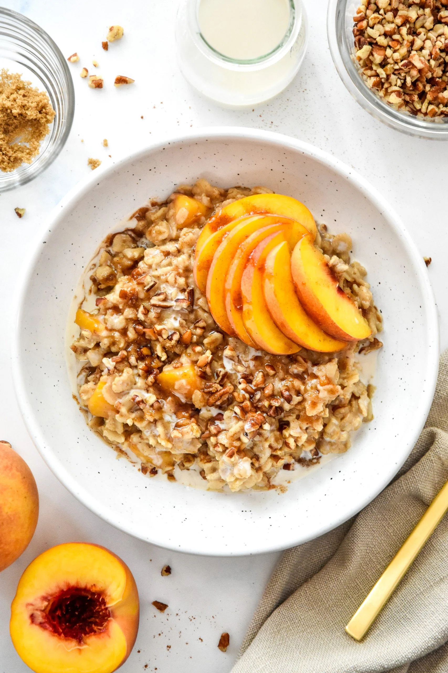 Peaches and Cream Oatmeal
