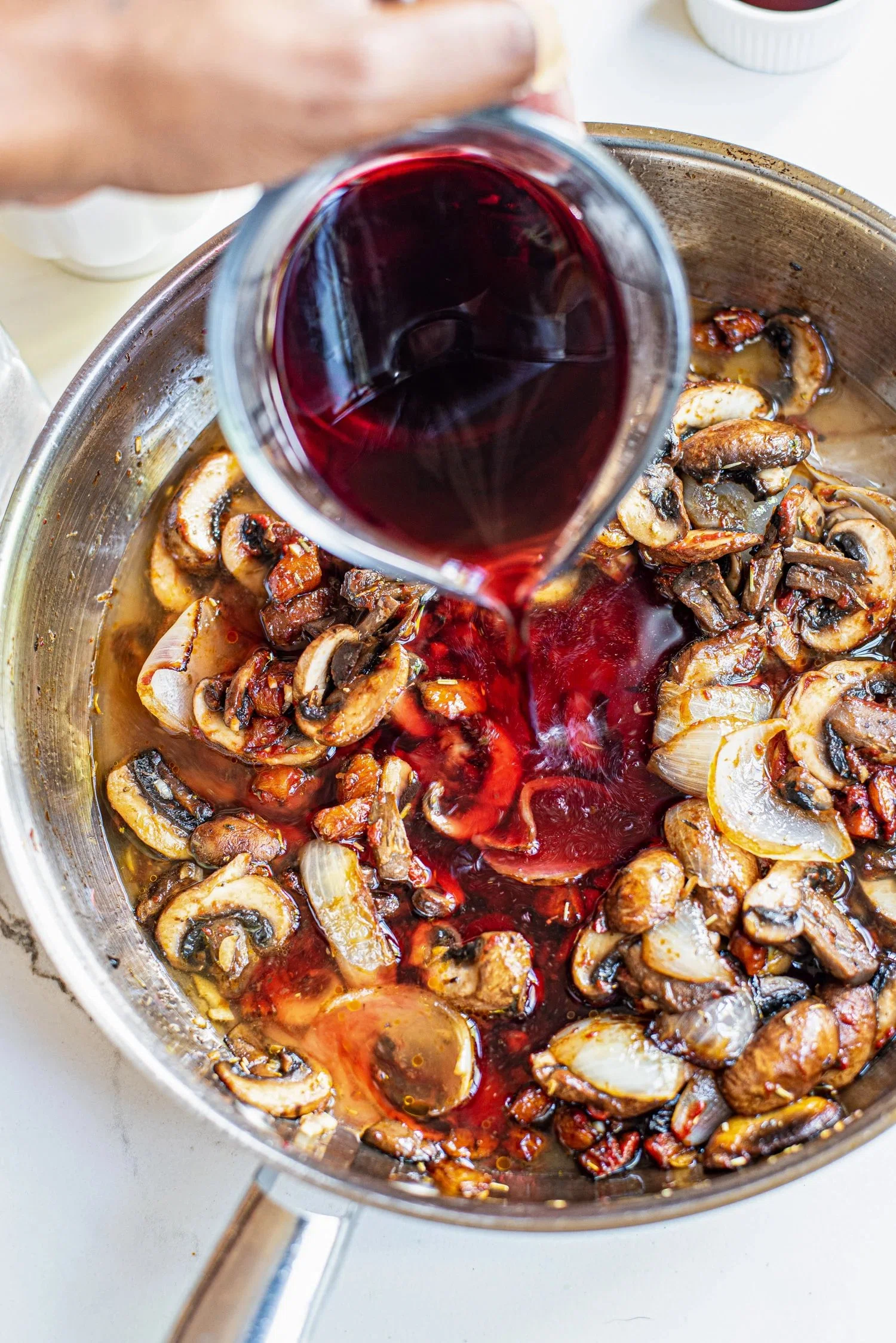 Mushrooms Bourguignon