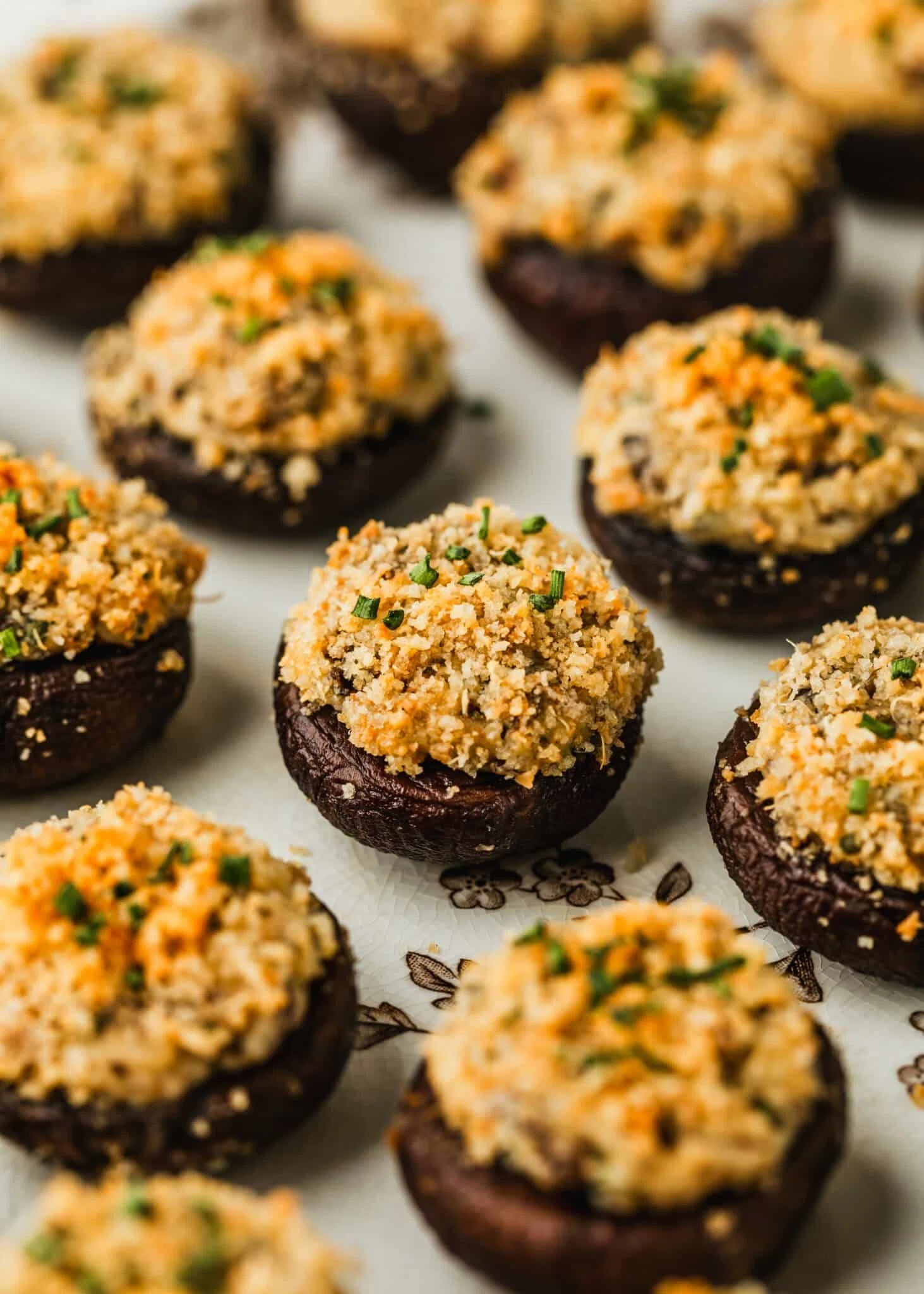 Savory Boursin Cheese Stuffed Mushrooms