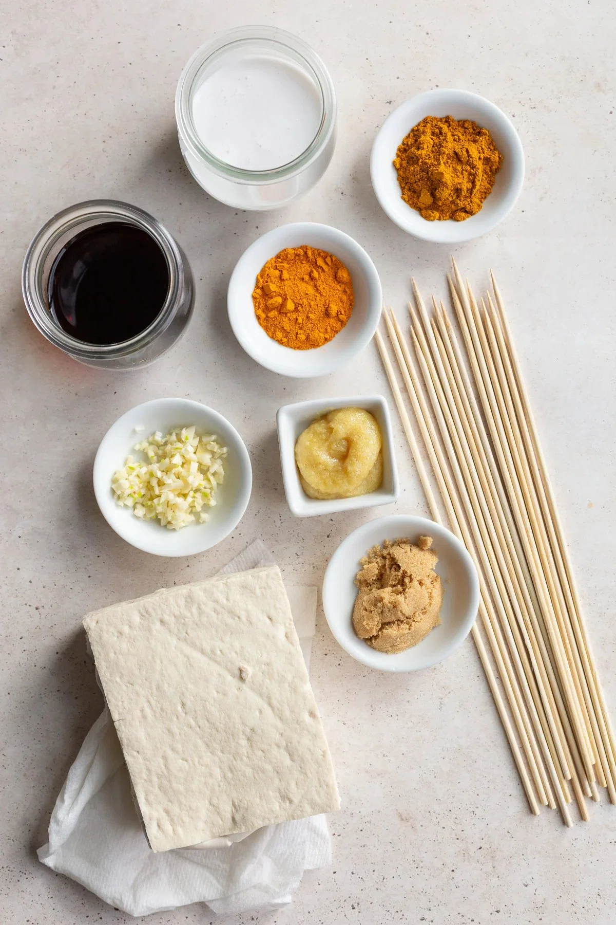Tofu Satay with Peanut Sauce