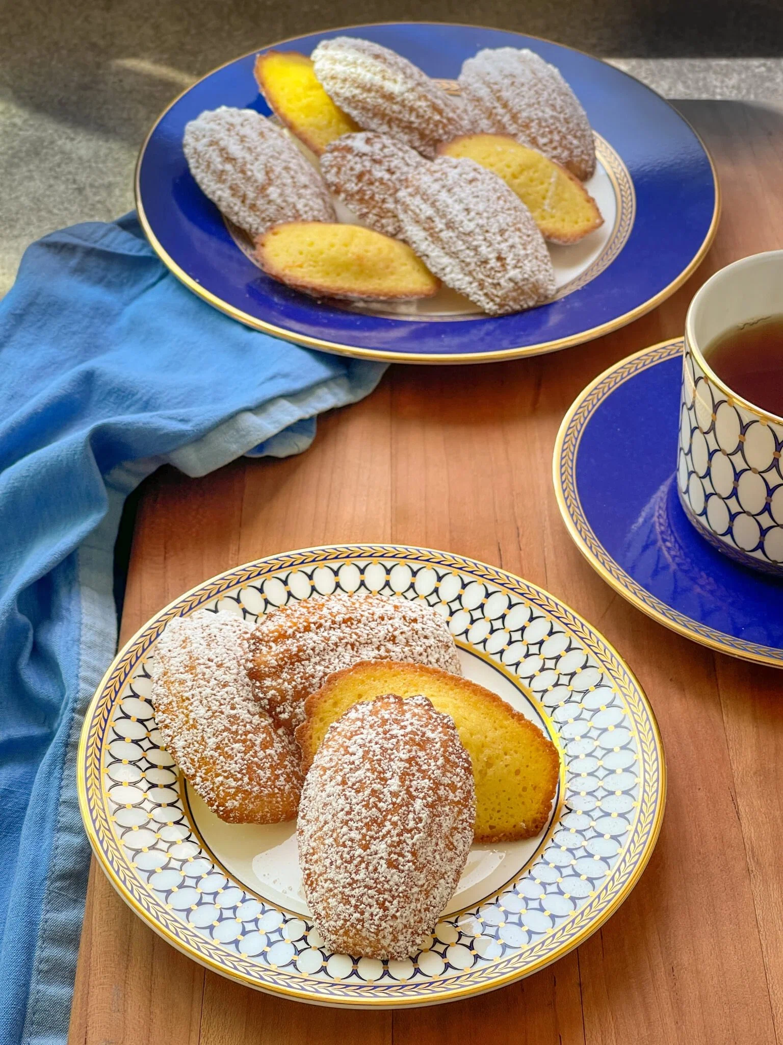 French Citrus Madeleines with Orange Flower Water