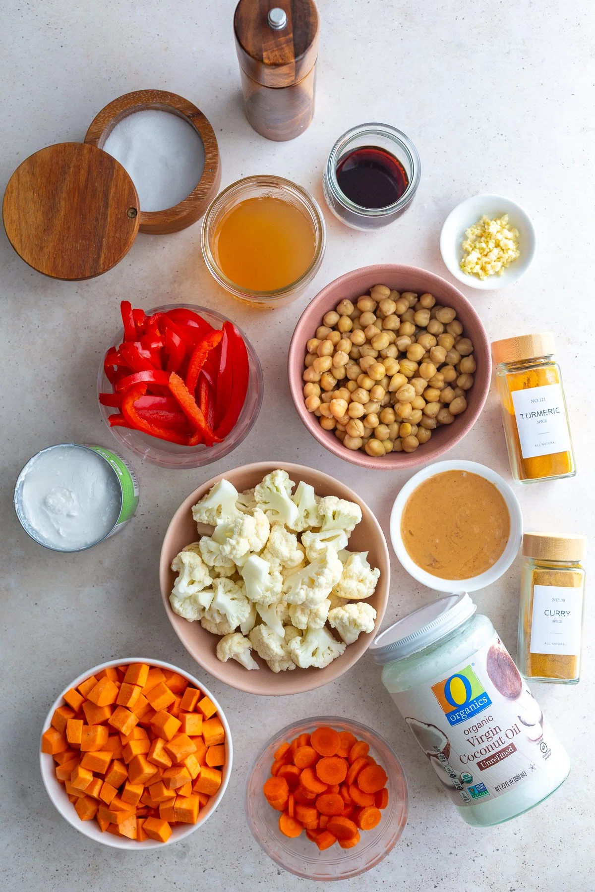 Chickpea & Sweet Potato Coconut Curry (vegan)