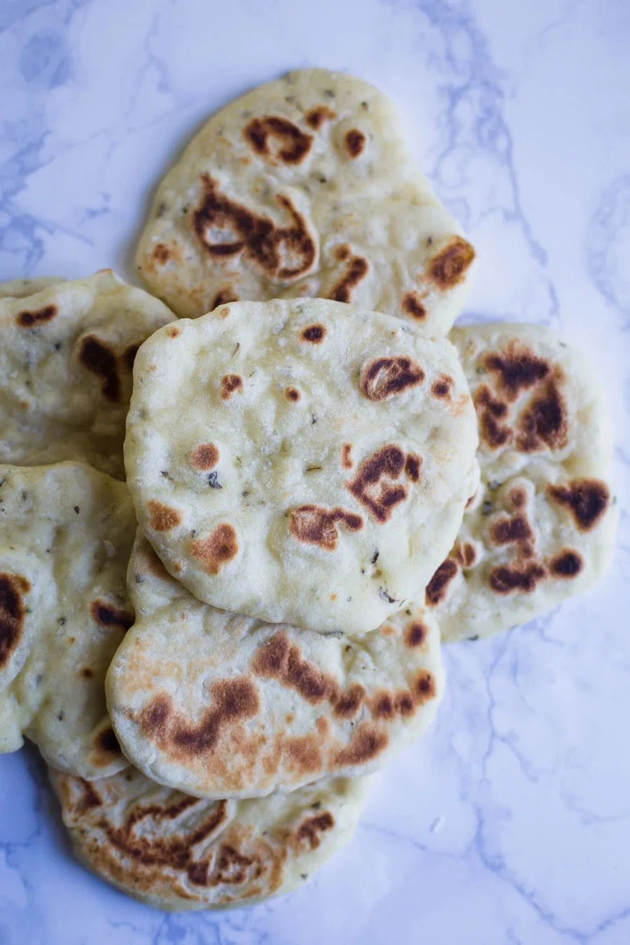 Mini Garlic Flatbread (Vegan)