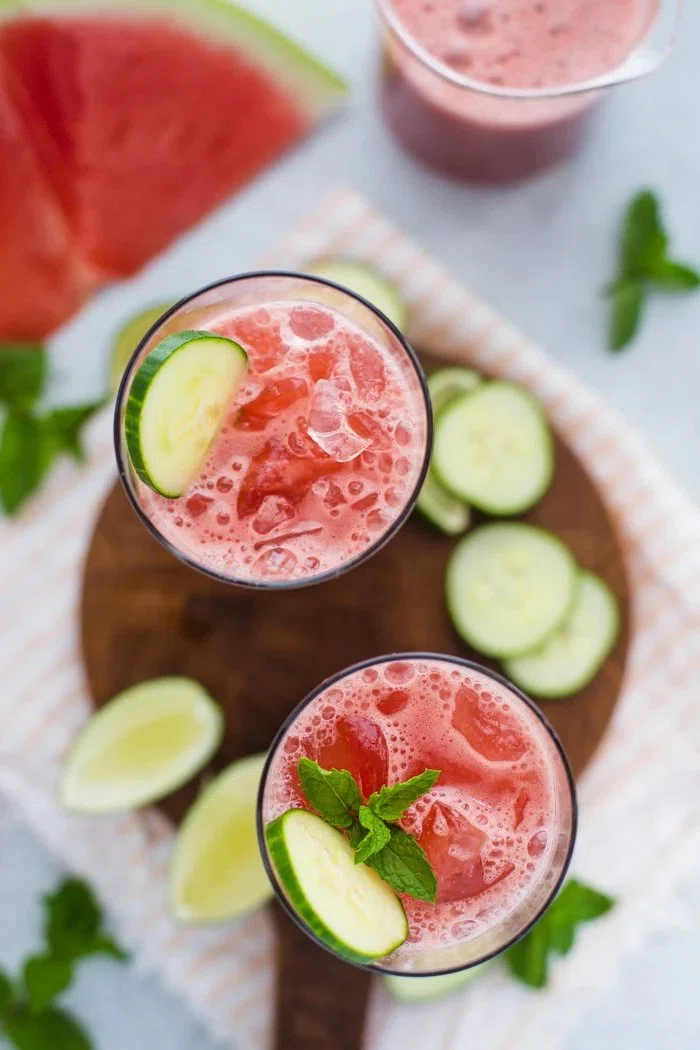 Watermelon Cucumber Juice