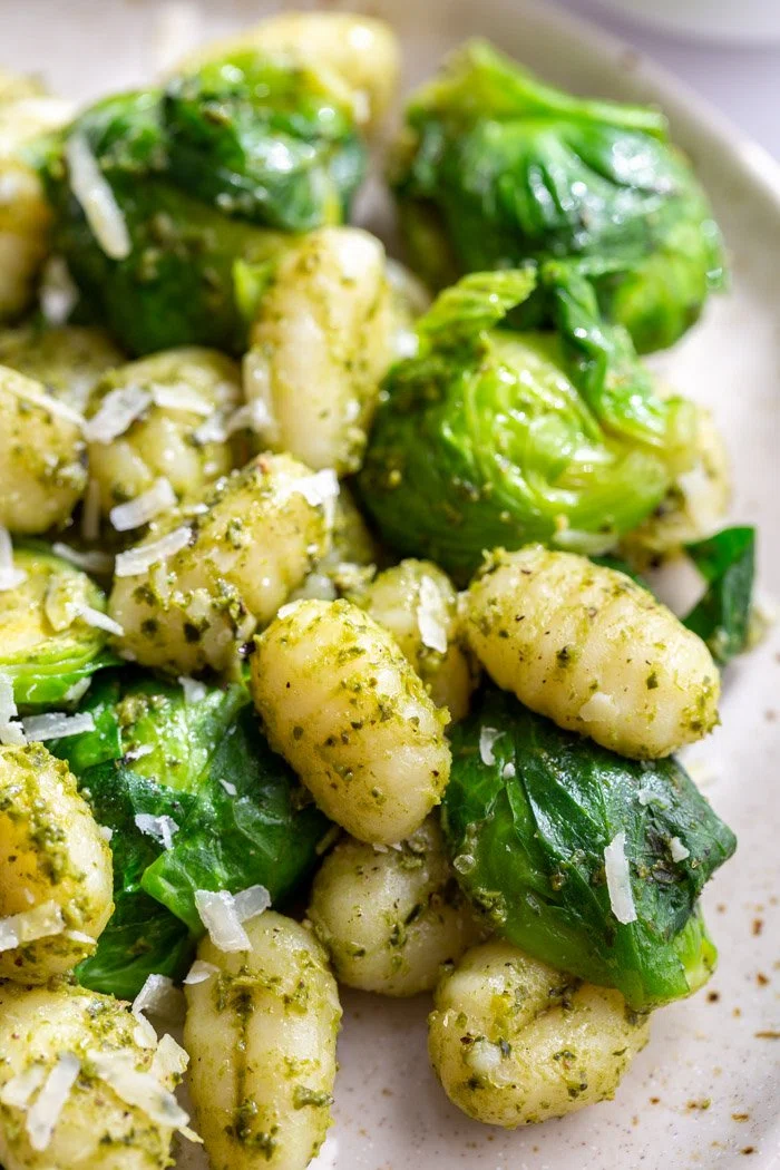 Brussels Sprouts Pesto Gnocchi