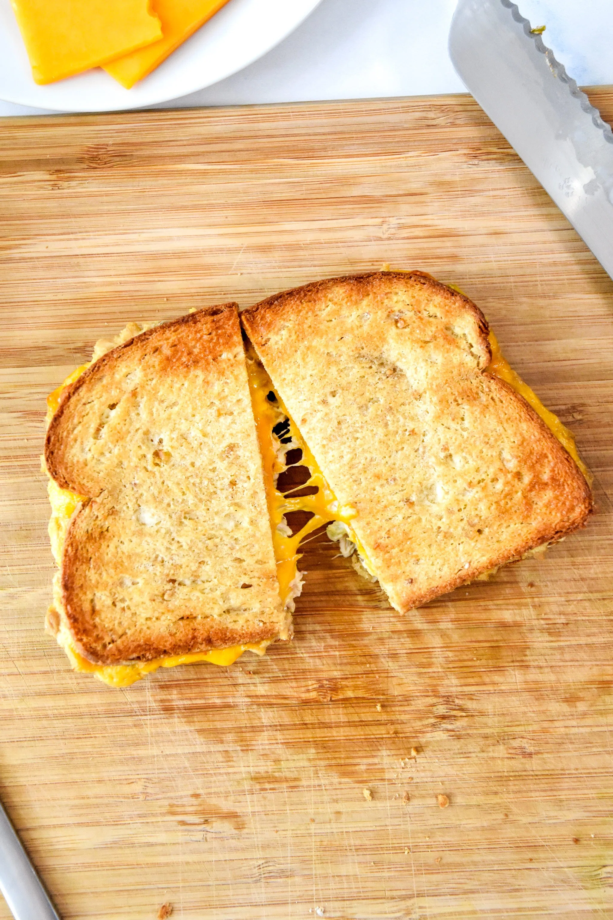 Air Fryer Tuna Melt
