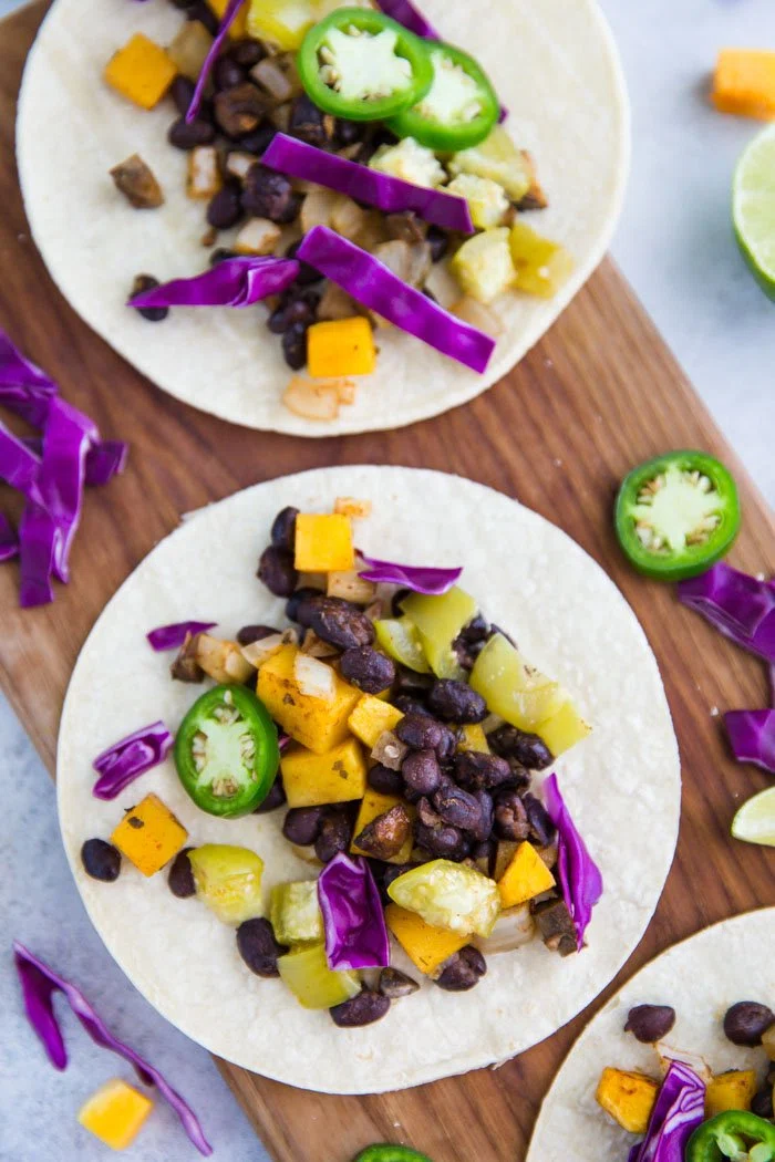 Sheet Pan Squash Tacos