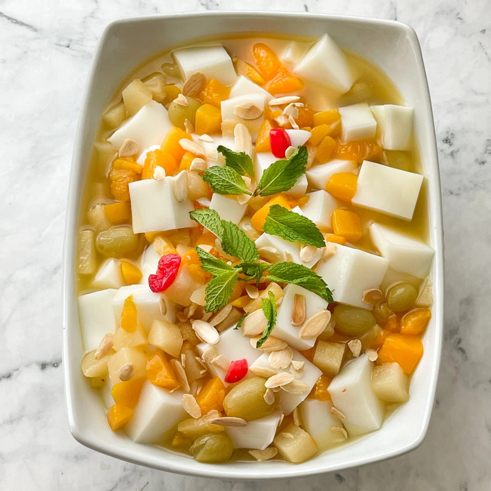 Easy Chinese Almond Jelly