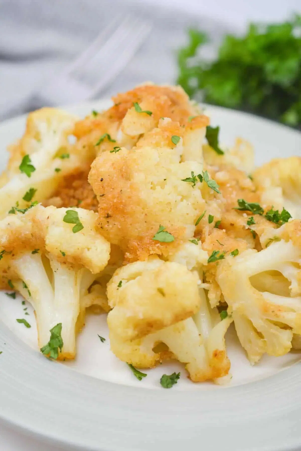 Sicilian Baked Cauliflower with Cheese