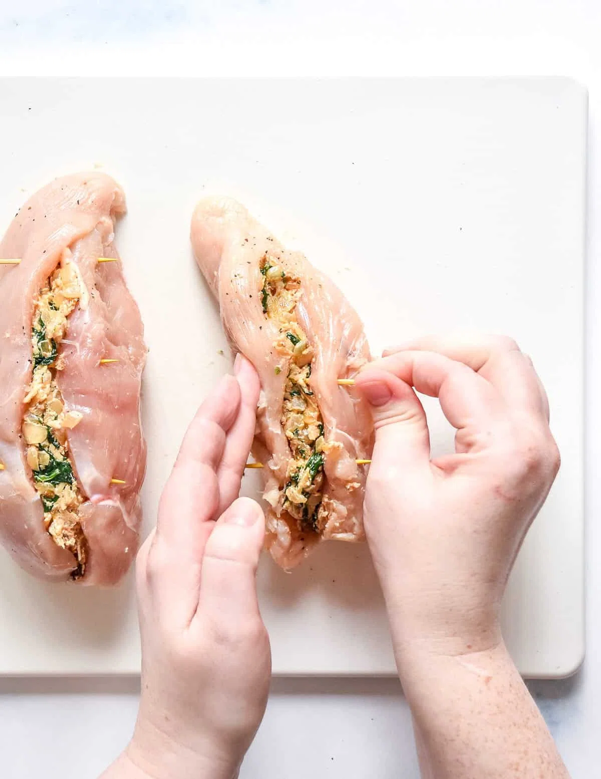 Air Fryer Stuffed Chicken Breast