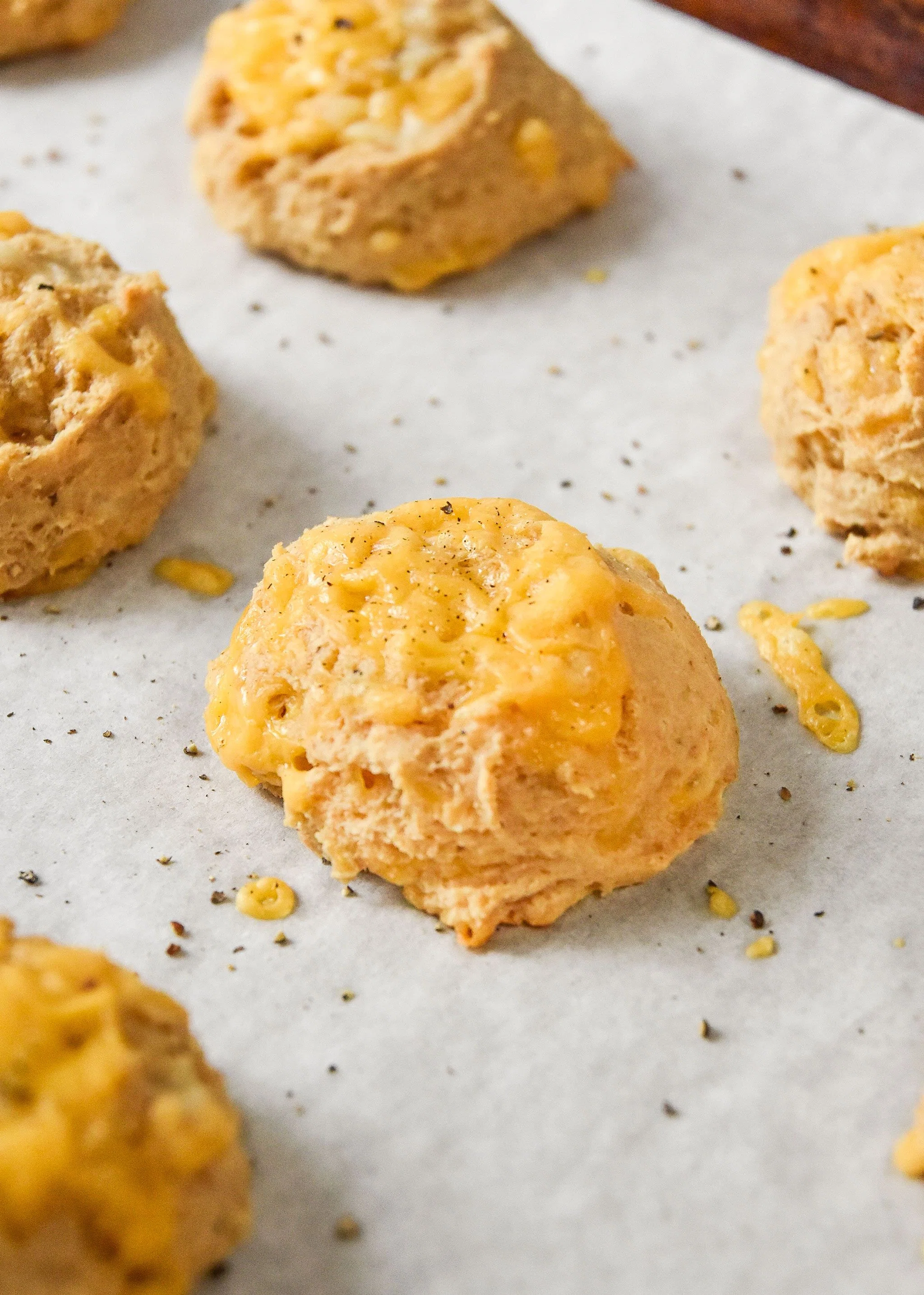 Pancake Mix Cheddar Drop Biscuits