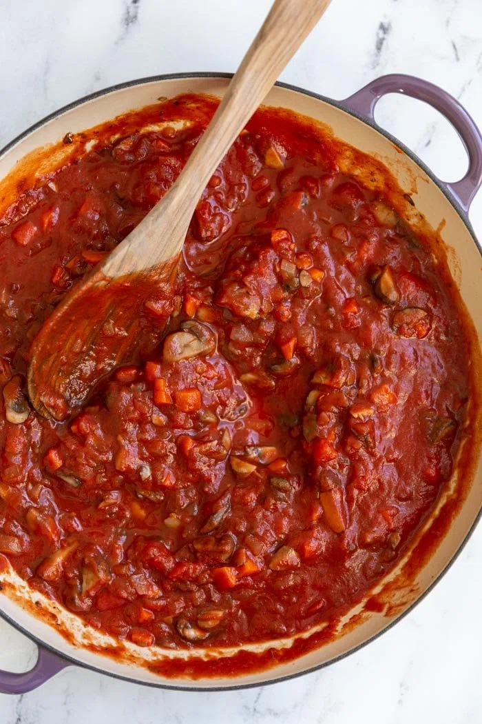 Vegetarian Crockpot Lasagna