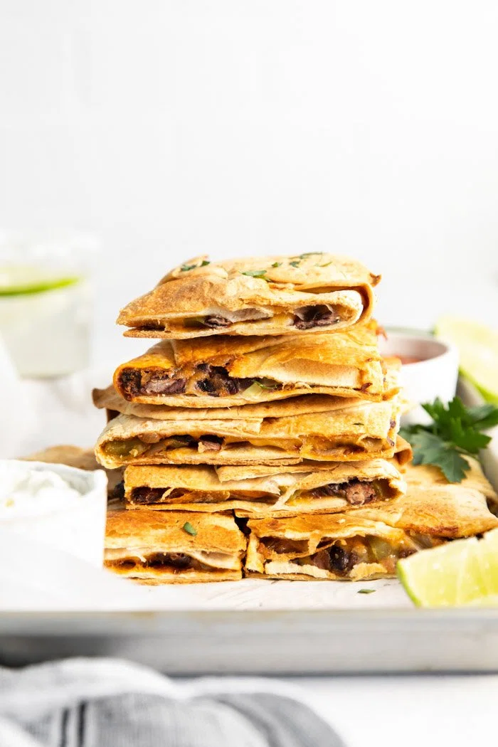 Vegetarian Sheet Pan Quesadillas