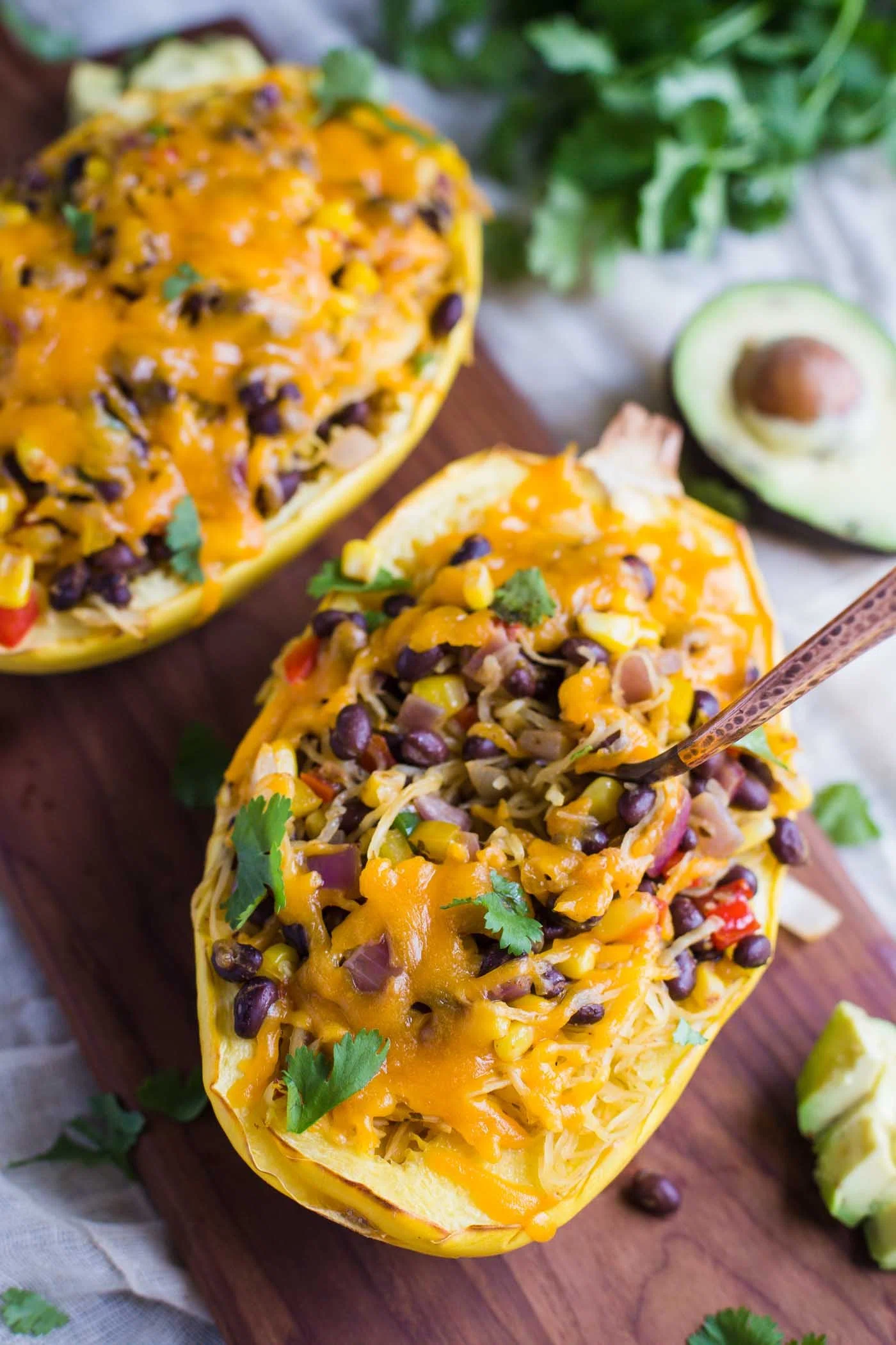Spaghetti Squash Burrito Bowls