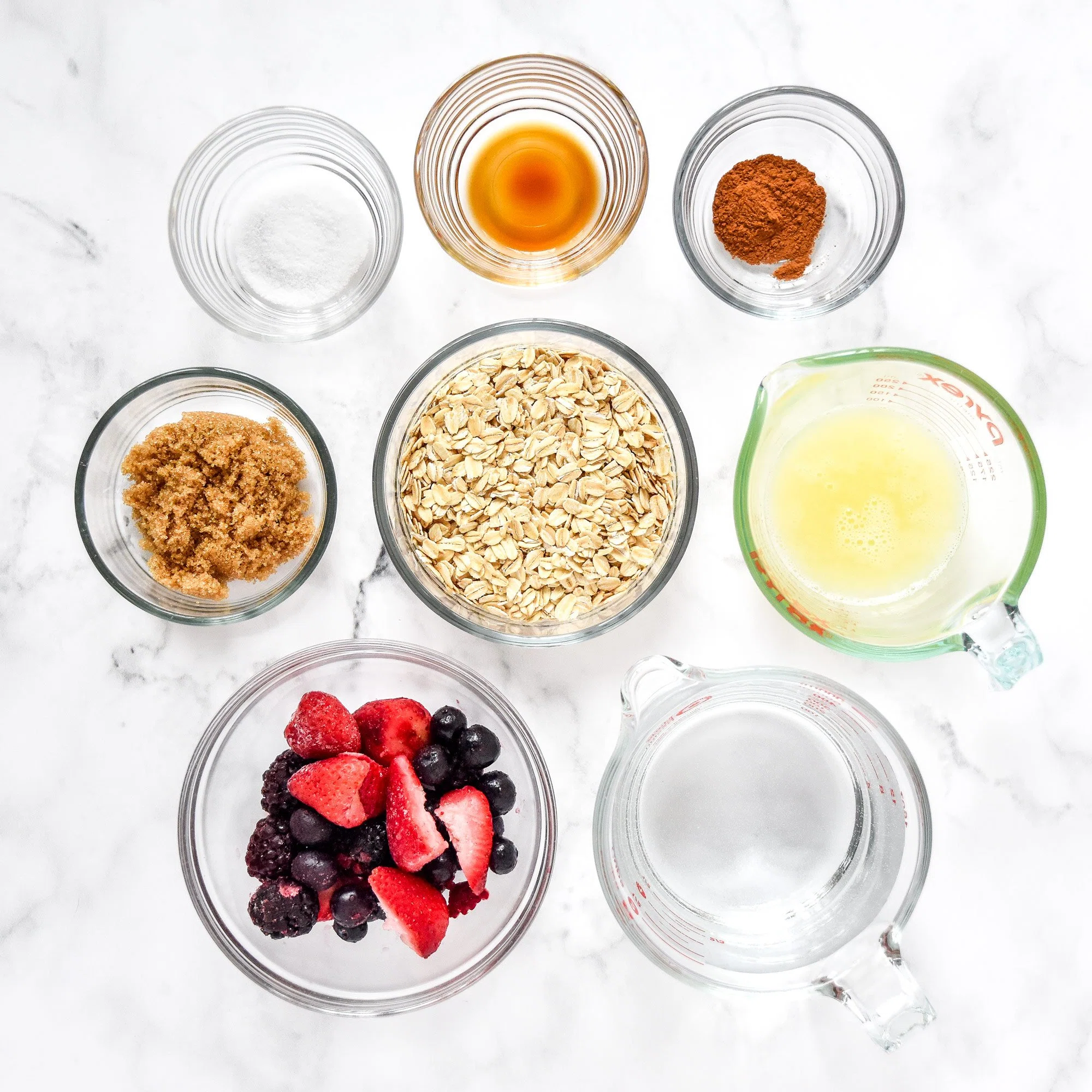 Stovetop Triple Berry Egg White Oatmeal