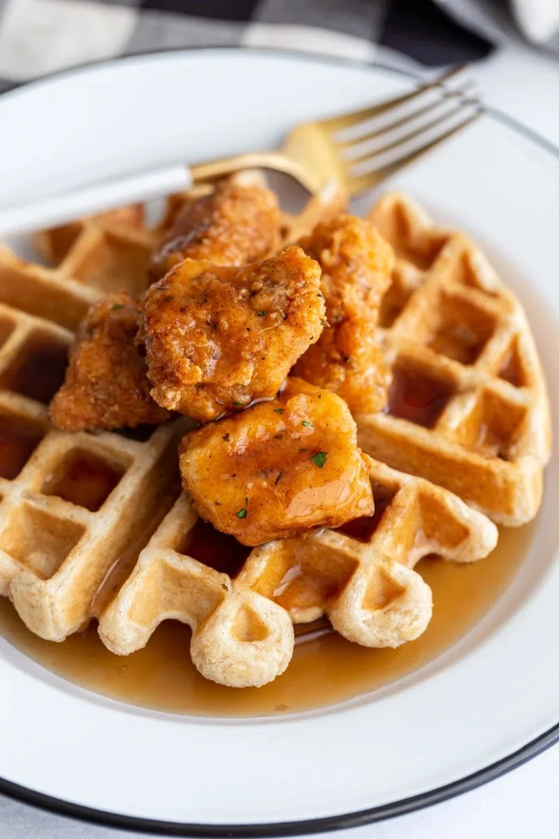 Vegan Chicken and Waffles